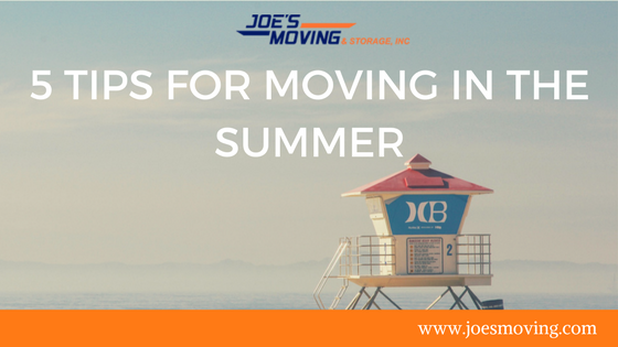 5 Tips for Moving in the Summer